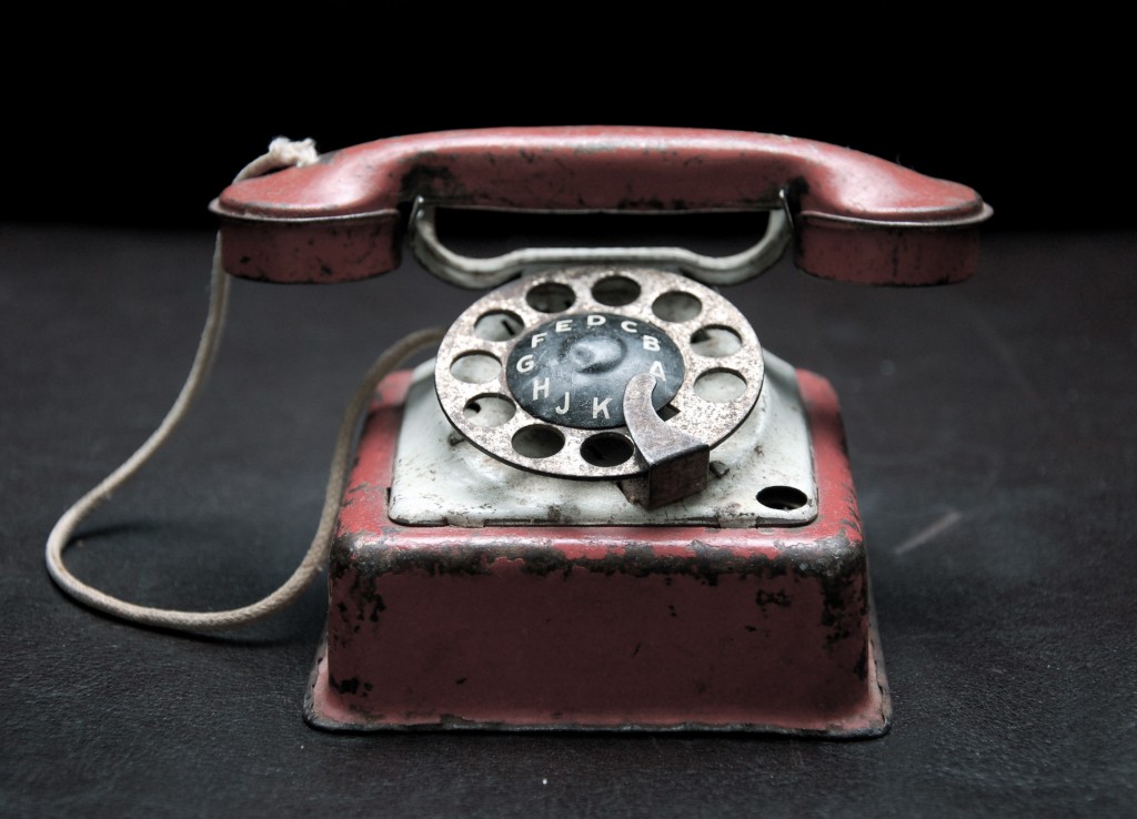 Postkarte Telefon